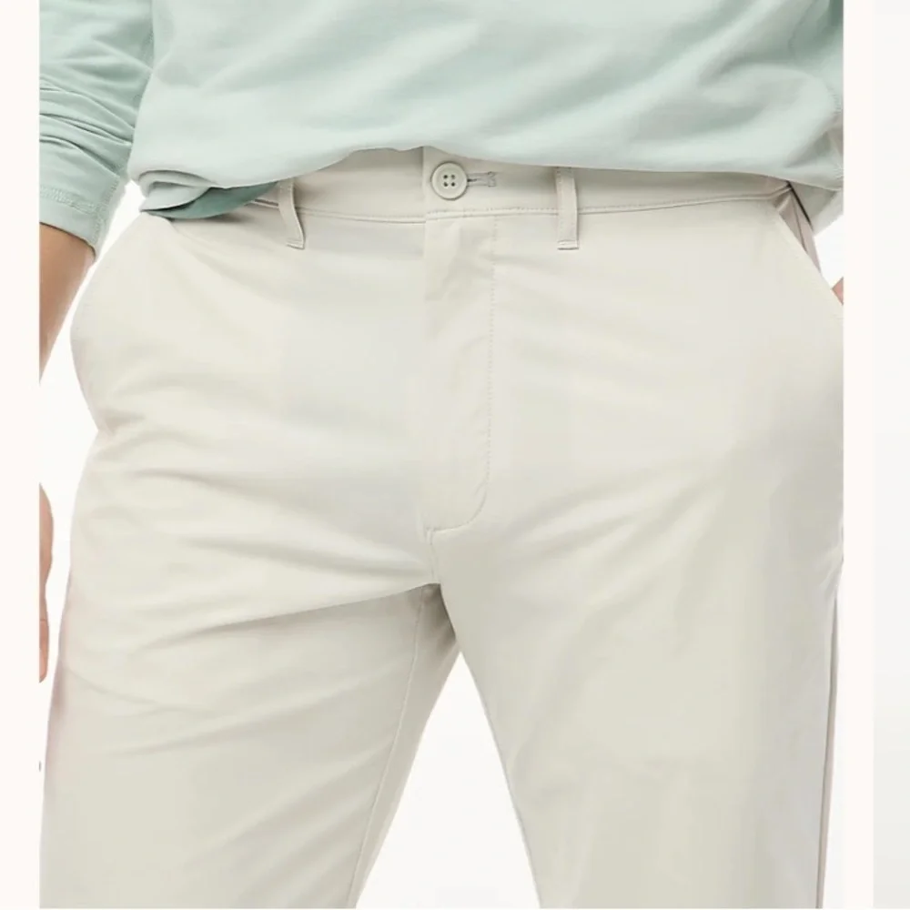 J crew stone Straight-fit tech chino pant